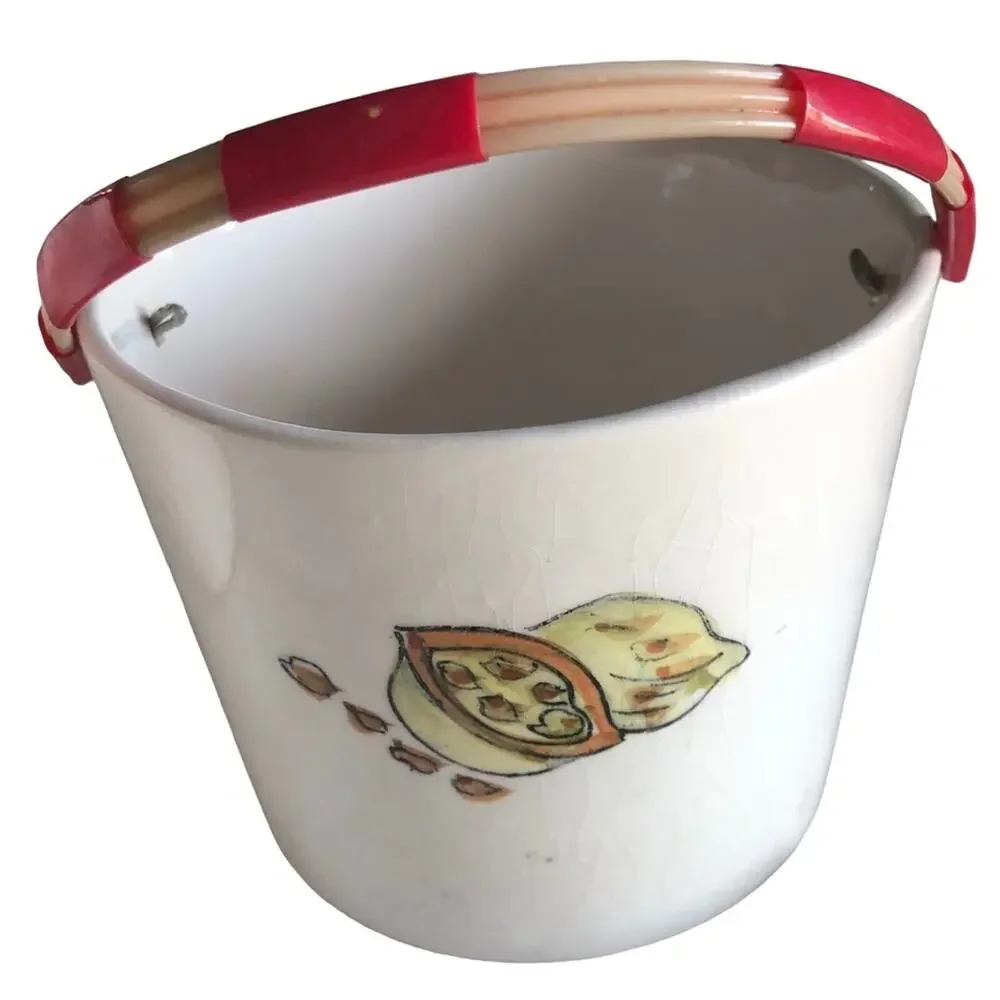 Ucagco Ceramic 3 piece Bar-set Vintage Snack Party Buckets